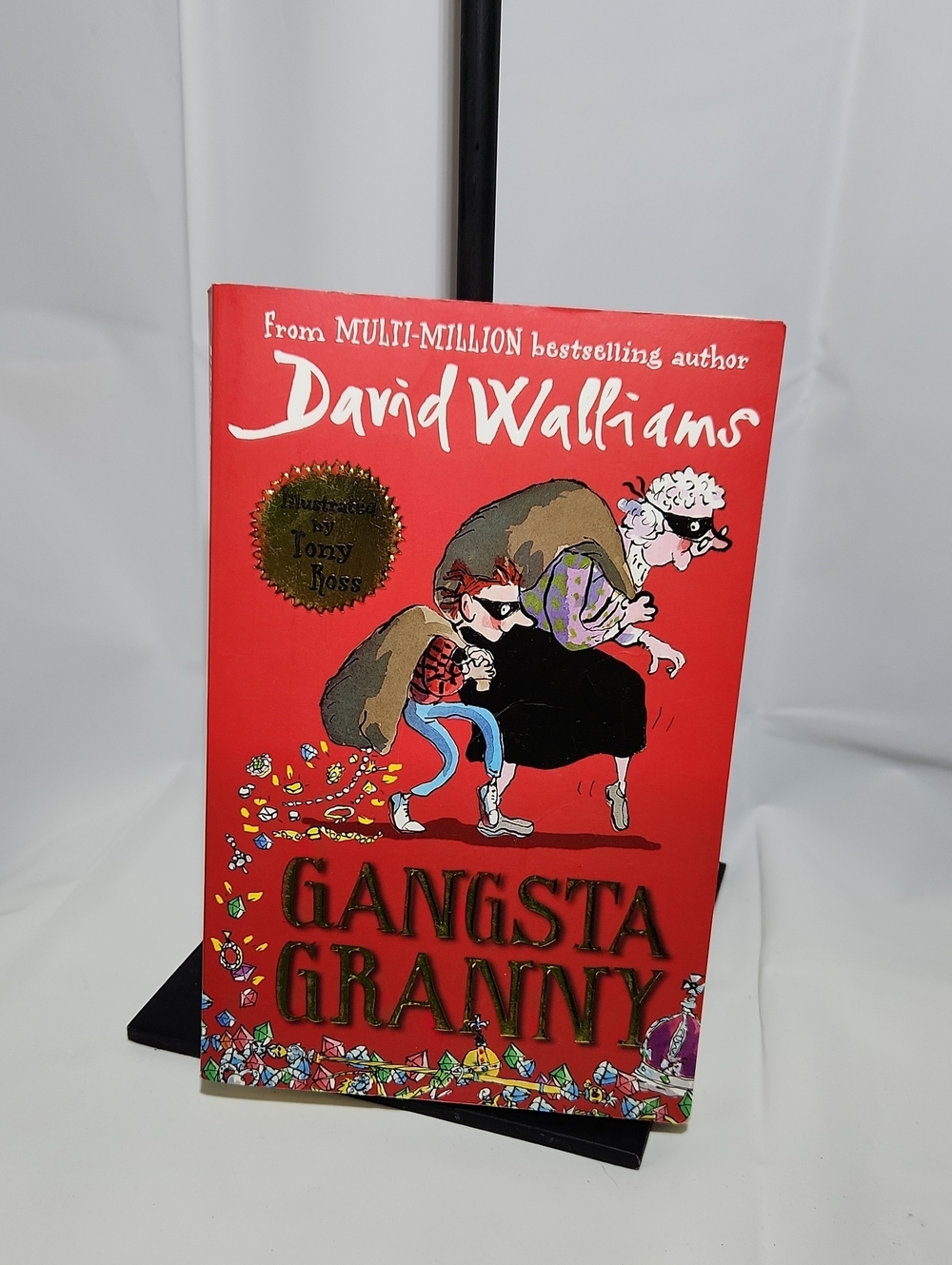 David Walliams "Gangsta Granny" Book - Red Cover